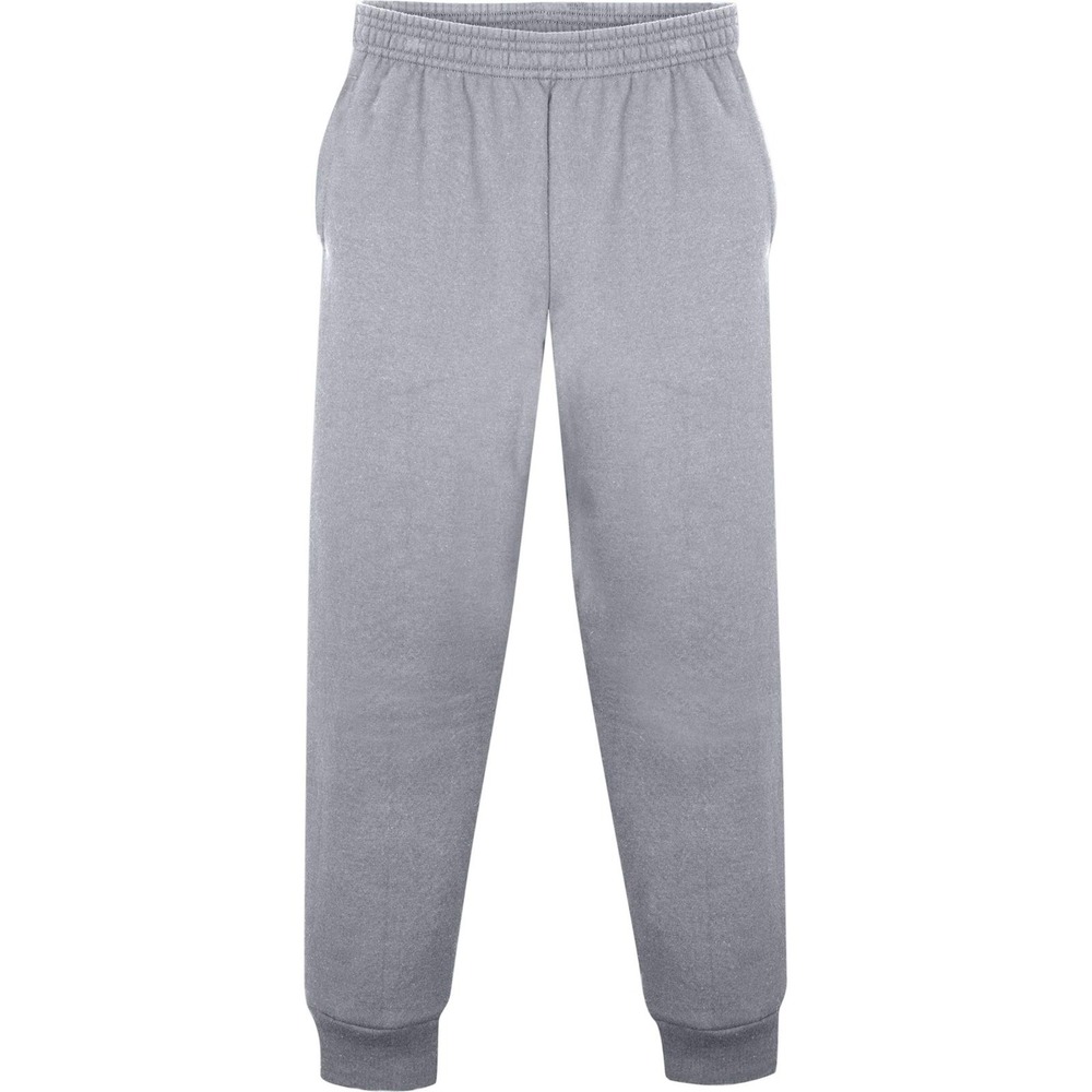 Hanes Boys Fleece Jogger Pants Size YL (12-14) Gray EcoSmart Pull On Casual Fit